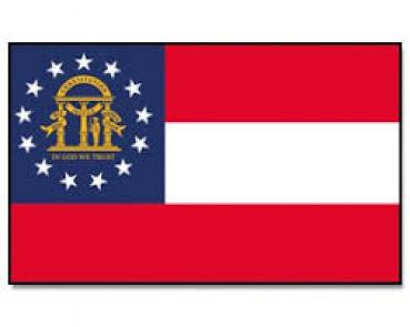 Fahne: US-Georgia (neu)